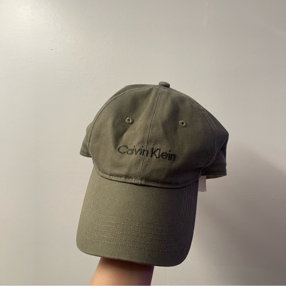Calvin Klein Khaki Green Baseball Cap